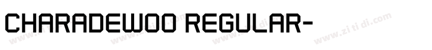 CharadeW00 Regular字体转换